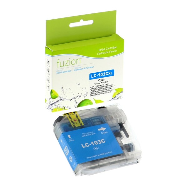 High quality compatible brother lc103 cyan ink cartridge in Canada