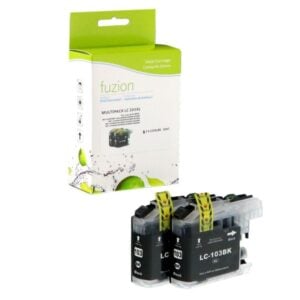 High quality compatible brother lc1032pks black ink cartridge 2packs in Canada