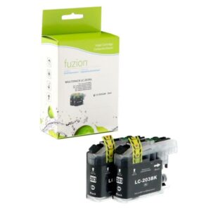 High quality compatible brother lc2032pks black high yield ink cartridge 2packs in Canada