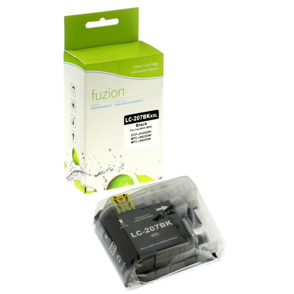 High quality compatible brother lc207xxl black ink cartridge in Canada