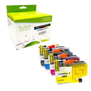 High quality compatible brother lc406xl cyan black magenta yellow ink cartridge set in Canada