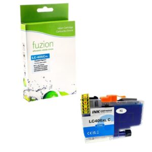 High quality compatible brother lc406xlcs cyan ink cartridge in Canada