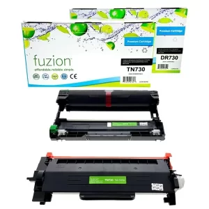 High quality compatible brother tn730 dr730 black toner drum combo in Canada