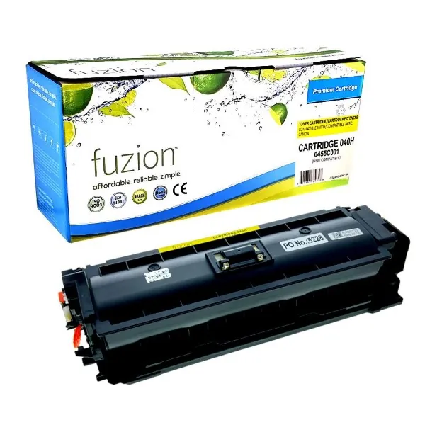 High quality compatible canon 0455c001 040h yellow high yield toner in Canada