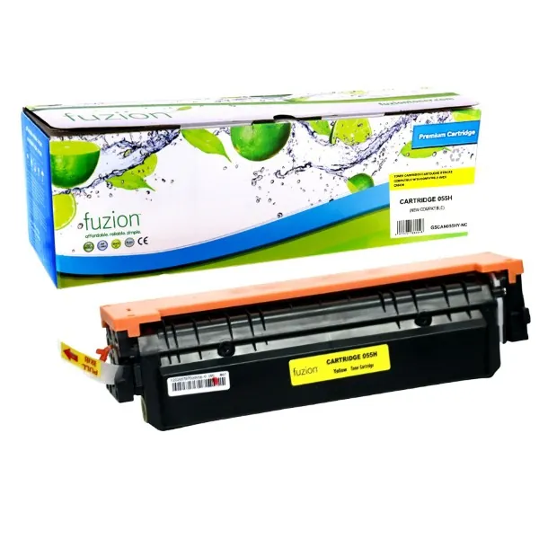 High quality compatible canon 3017c001 055h yellow high yield toner in Canada