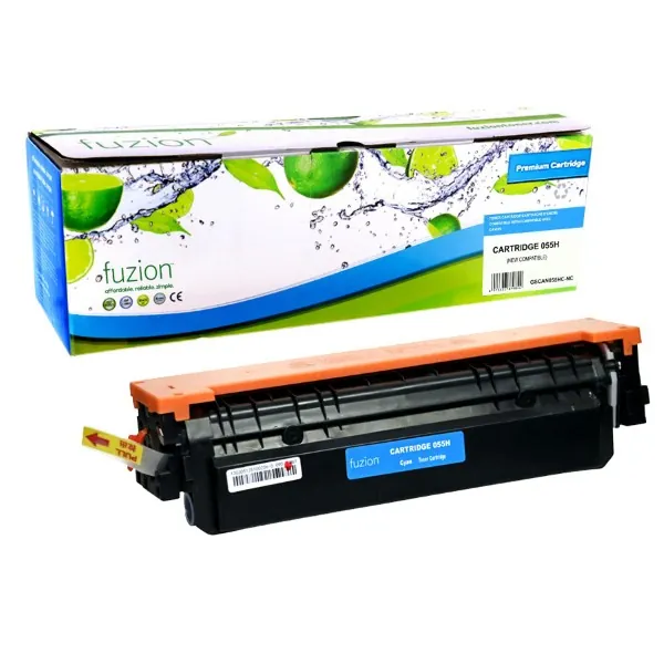 High quality compatible canon 3019c001 055h cyan high yield toner in Canada