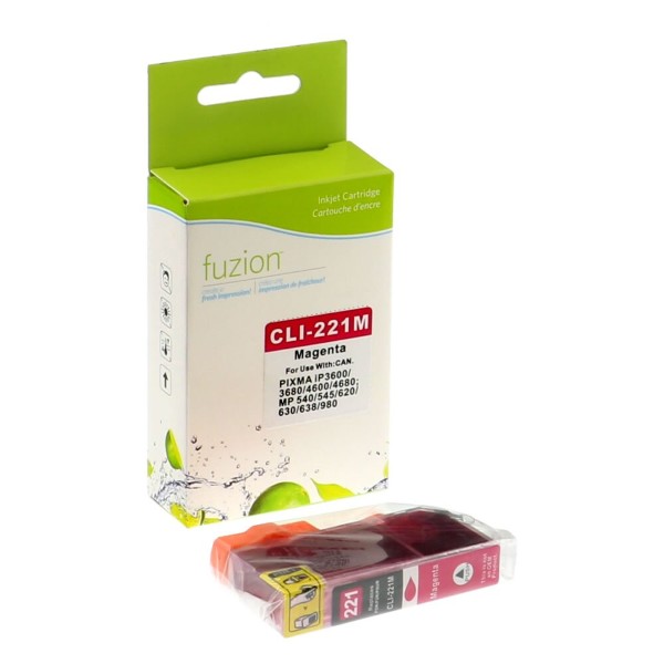 High quality compatible canon cli 221m magenta ink cartridge in Canada