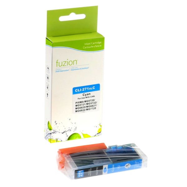 High quality compatible canon cli 271xl cyan high yield ink cartridge in Canada