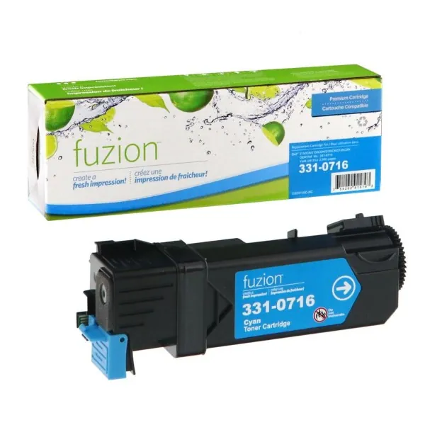 High quality compatible dell 331 0716 cyan toner in Canada