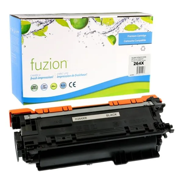 High quality compatible hp ce264x 646x black high yield toner in Canada