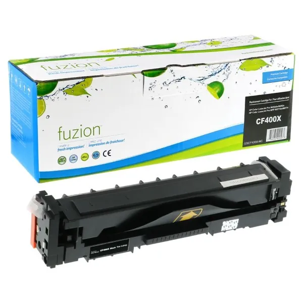 High quality compatible hp cf400x 201x black high yield toner in Canada