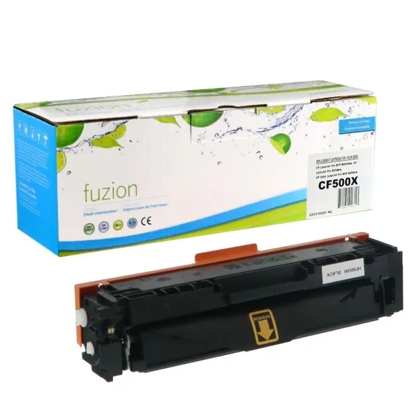 High quality compatible hp cf500x 202x black high yield toner in Canada