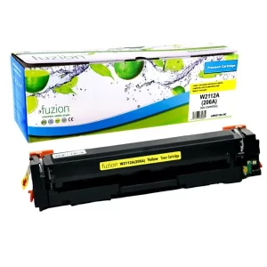 High quality compatible hp w2112a 206a yellow toner in Canada
