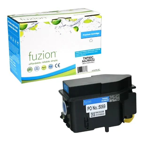 High quality compatible konica minolta tnp80c cyan toner in Canada