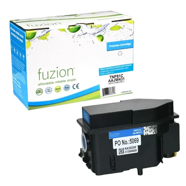 High quality compatible konica minolta tnp81c cyan toner in Canada