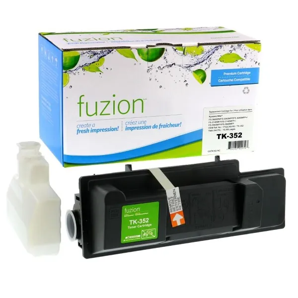 High quality compatible kyocera mita tk 352 black toner in Canada