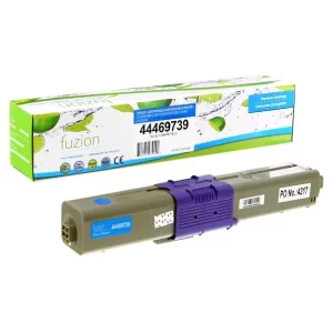 High quality compatible okidata 44469739 cyan toner in Canada