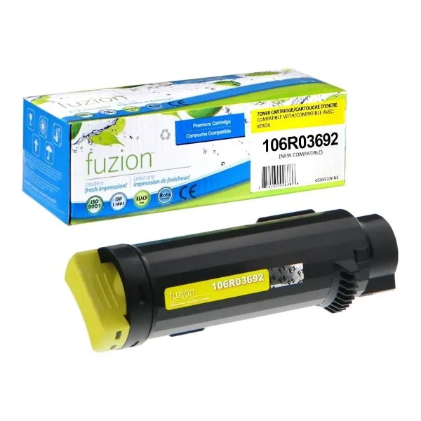 High quality compatible xerox 106r03692 yellow toner in Canada