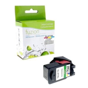 High quality remanufactured canon cl 211xl cyan magenta yellow ink cartridge in Canada