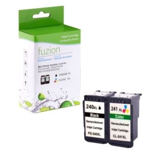 High quality remanufactured canon pg240xl cl241xl black cyan magenta yellow Ink cartridge set in Canada