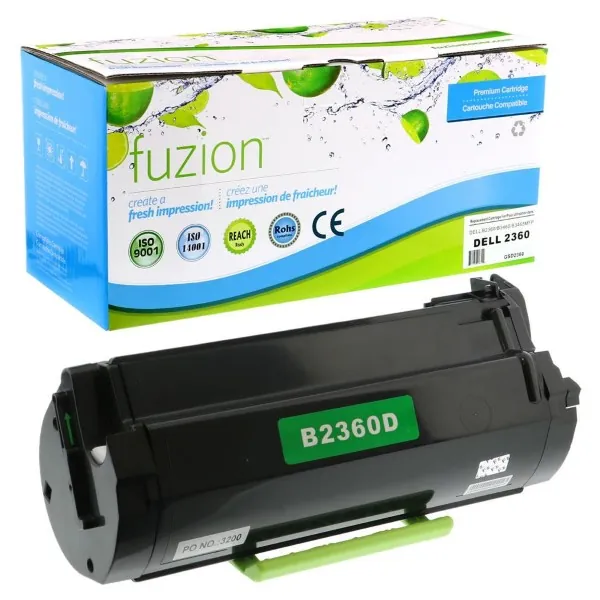 High quality remanufactured dell 331 9805 black toner in Canada