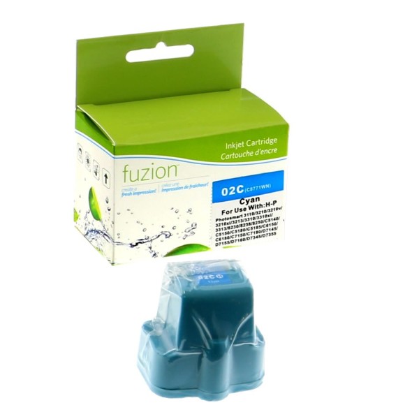 High quality remanufactured hp 02c cyan ink cartridge in Canada