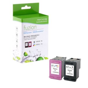 High quality remanufactured hp 61xl black cyan magenta yellow ink cartridge set in Canada
