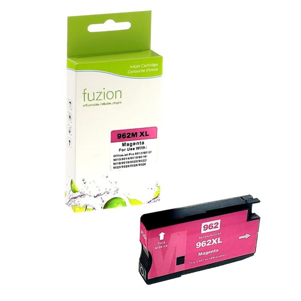 High quality remanufactured hp 962xl magenta high yield ink cartridge in Canada