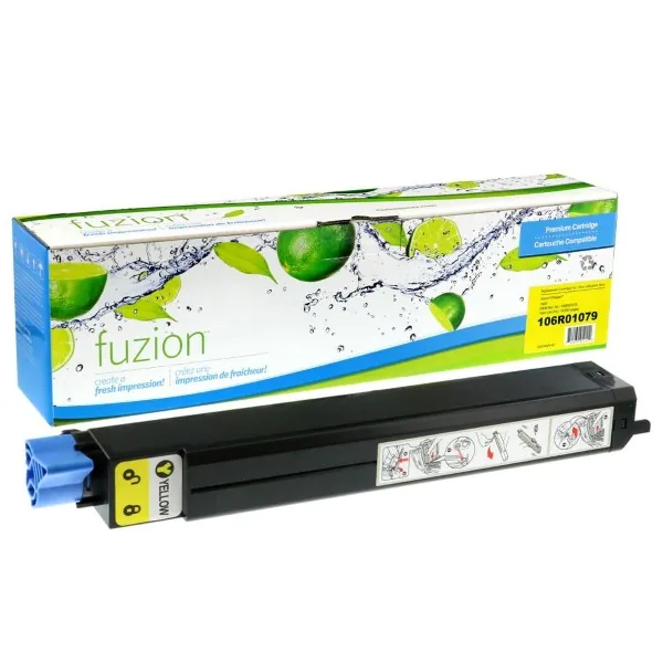 High quality compatible xerox 106r01079 yellow toner in Canada