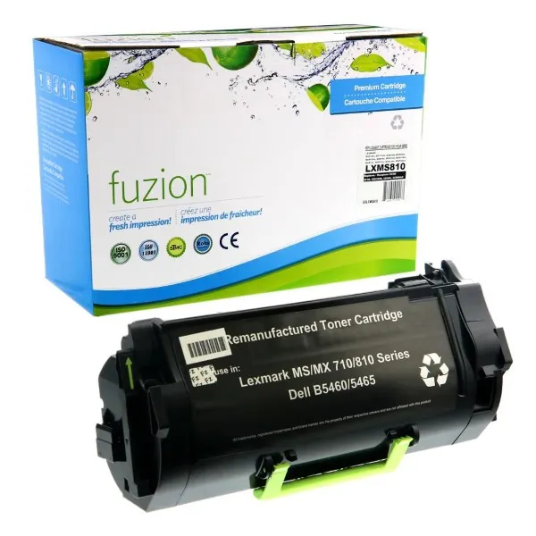 High quality remanufactured lexmark 52d1h00 black toner in Canada