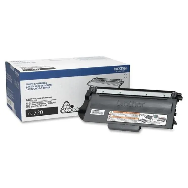 Original Brother OEM TN720 Black Toner