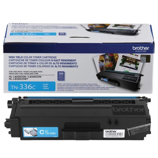 Original Brother TN336C Cyan High Yield Toner