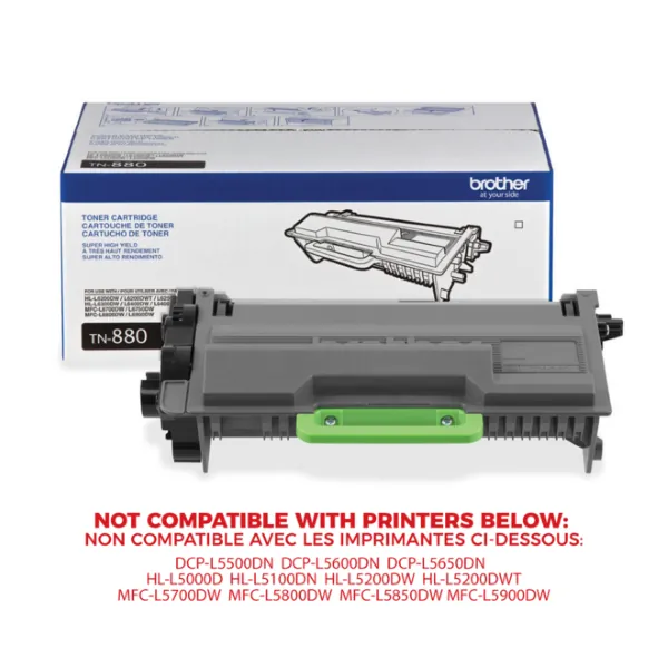 Original Brother TN880 Black Extra High Yield Toner