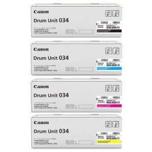 Original Canon 034 BK/C/M/Y Drum Combo