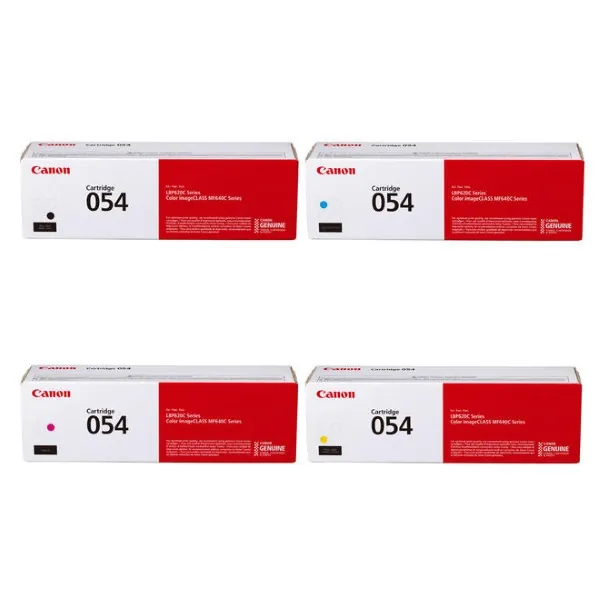 Original Canon 054 CRG / 054 BK/C/M/Y Toner Combo