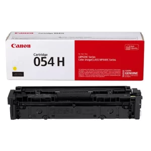 Original Canon 054H XL CRG / 054Y H / 3025C001 Yellow High Yield Toner