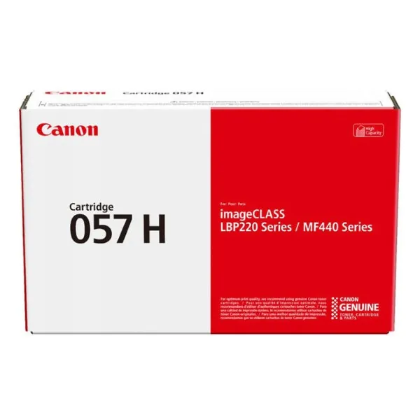 Original Canon 057H / 3010C001 Black High Yield Toner