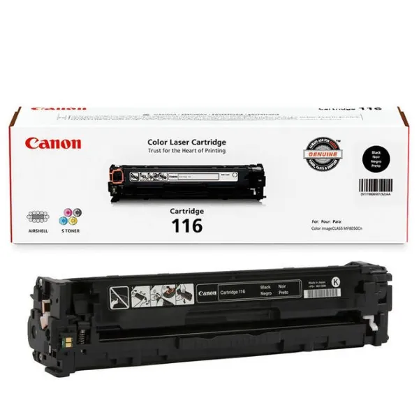 Original Canon 116BK / 1980B001AA Black Toner
