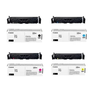 Original Canon T12 / 5098C005 / 5097C005 / 5096C005 / 5095C005 BK/C/M/Y Toner Combo