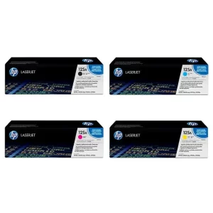Original HP 125A / CB540A / CB541A / CB542A / CB543A BK/C/M/Y Toner Combo