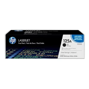 Original HP 125A / CB540AD Black Toner 2 Packs