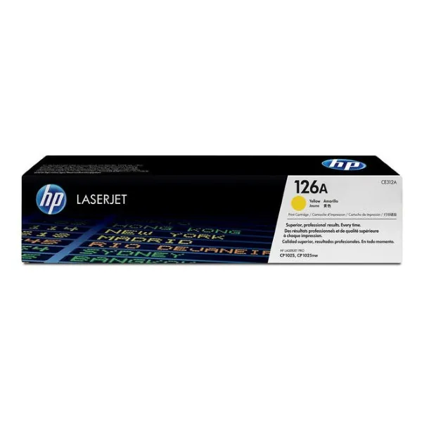 Original HP 126A / CE312A Yellow Toner