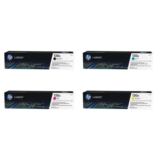 Original HP 130A / CF350A / CF351A / CF352A / CF353A BK/C/M/Y Toner Combo