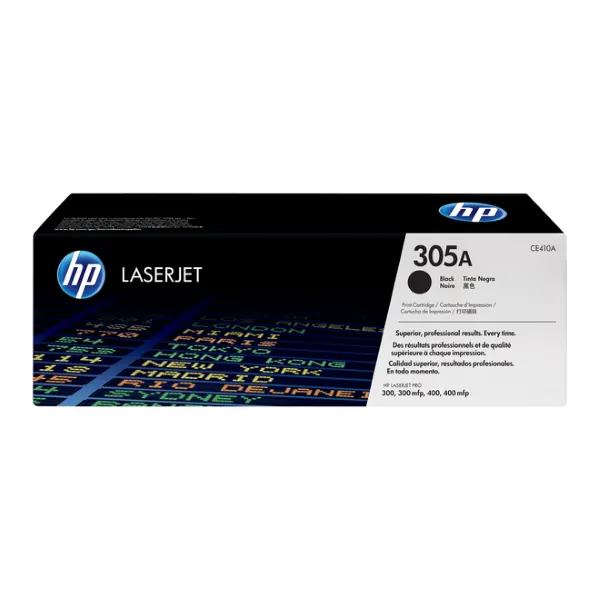 Original HP 305A / CE410A Black Toner