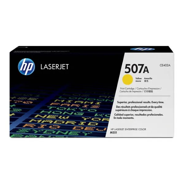 Original HP 507A / CE402A Yellow Toner