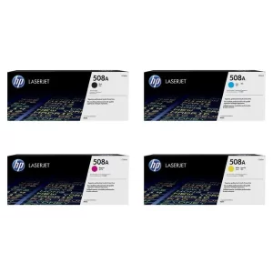 Original HP 508A / CF360A / CF361A / CF362A / CF363A BK/C/M/Y Toner Combo