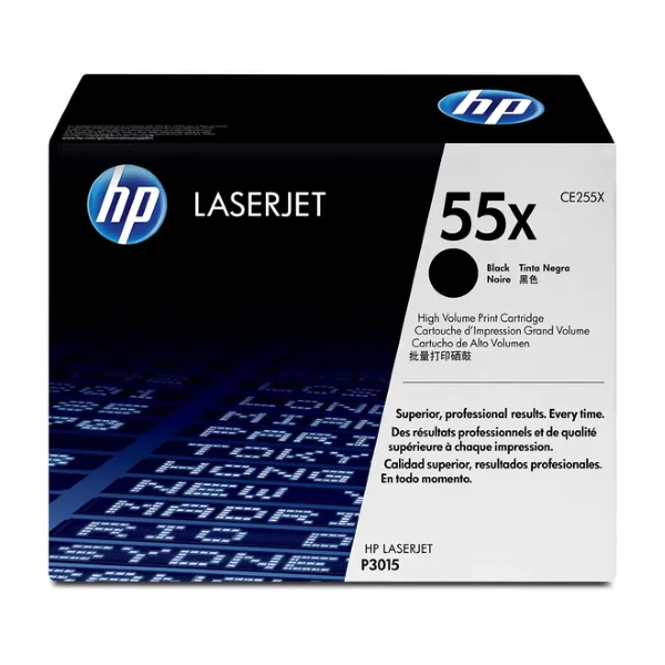 Original HP 55X / CE255X Black High Yield Toner