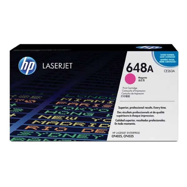 Original HP 648A / CE263A Magenta Toner