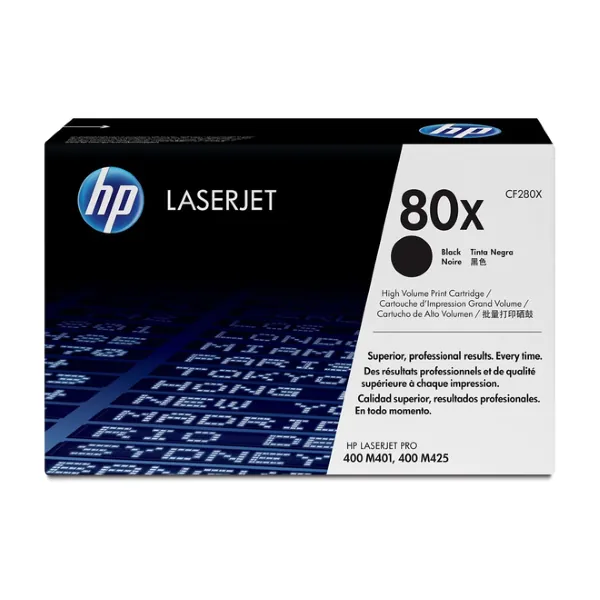 Original HP 80X / CF280X Black High Yield Toner