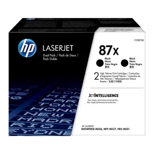 Original HP 87X / CF287XD Black High Yield Toner 2 Packs
